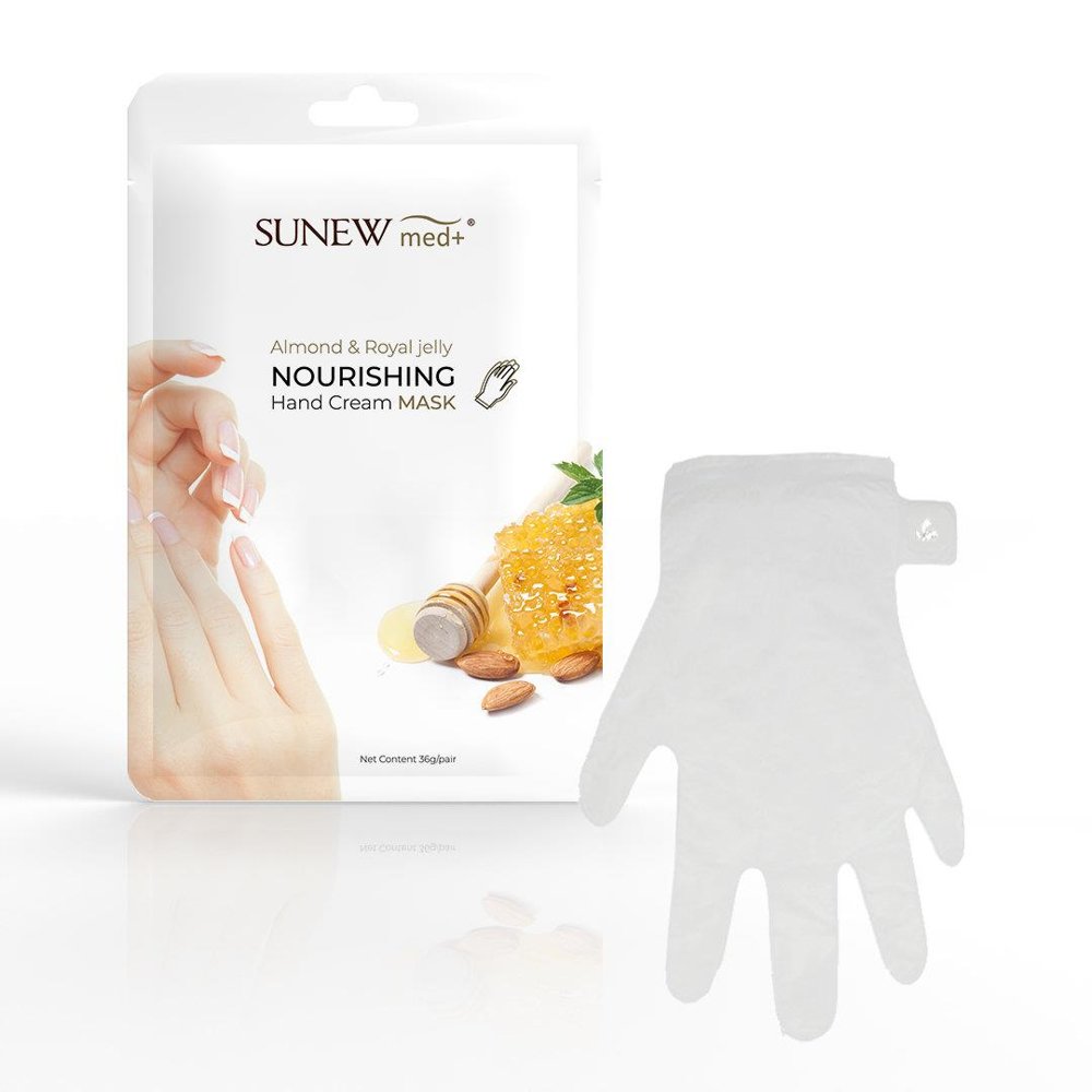 SunewMed+ Nourishing Hand Cream Mask with Sweet Almond Oil and Royal Jelly 1 Piece