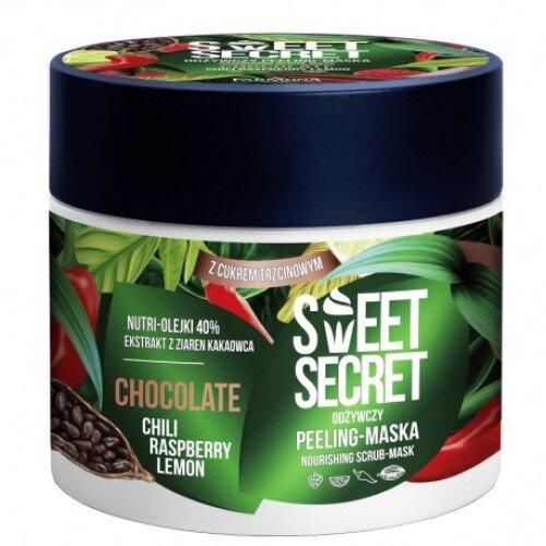 Sweet Secret Nourishing Peeling - Body Mask with Cane Sugar Chocolate with Chili and Fruits 200g