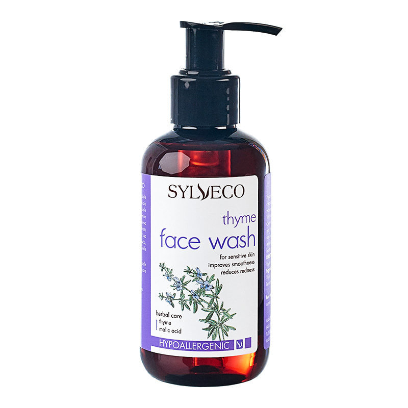 Sylveco Cleansing Thyme Face Gel with Smoothing Brightening Effect 150ml
