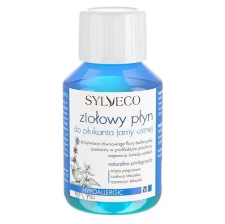 Sylveco Hypoallergenic Herbal Mouthwash with Mint and Sage 100ml