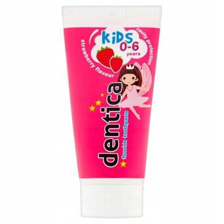 Tołpa Dentica Toothpaste for Kids 0 6 Years Old Strawberry Flavour 50ml