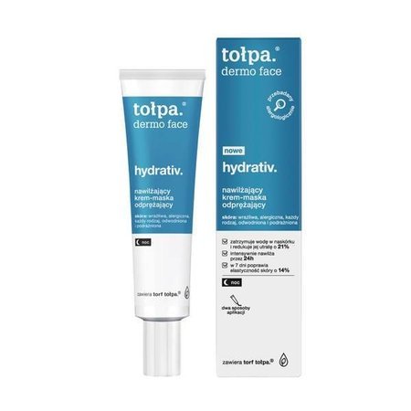 Tołpa Dermo Face Hydrativ Moisturizing and Relaxing Mask Cream for Night 40ml