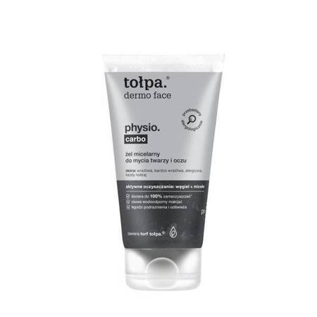 Tołpa Dermo Face Physio Carbo Micellar Gel for Washing the Face and Eyes 150ml