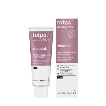 Tołpa Dermo Face Rosacal Strengthening Night Cream for Vascular and Sensitive Skin 40ml