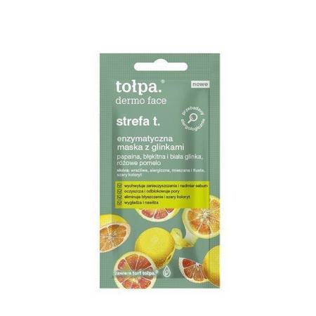 Tołpa Dermo Face Zone T Enzymatic Cleansing Moisturizing Mask with Clay 8ml