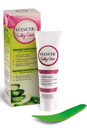 Velvetic Silky Skin Moisturizing and Soothing Hair Removal Cream with Aloe Vera 100ml