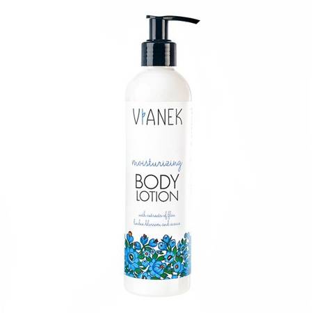 Vianek Moisturizing Body Milk for Dry and Sensitive Skin with Flax Extract 300ml