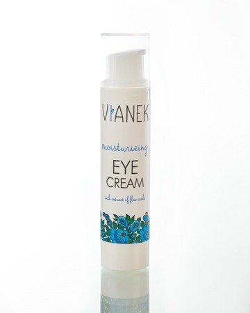 Vianek Moisturizing and Smoothing Eye Cream with Flax Seeds Extract 15ml