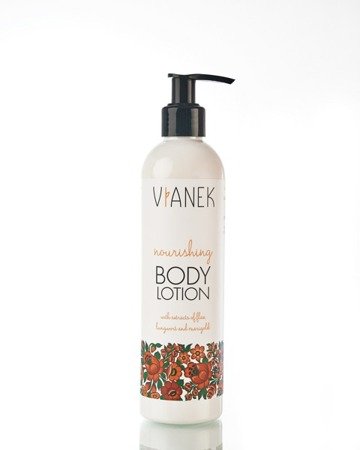 Vianek Nourishing Body Lotion for All Skin Types with Flax Extract 300ml