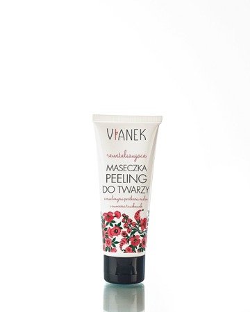Vianek Revitalizing Facial Mask-Peeling with Raspberry Seeds and Strawberry Fruits 75ml 