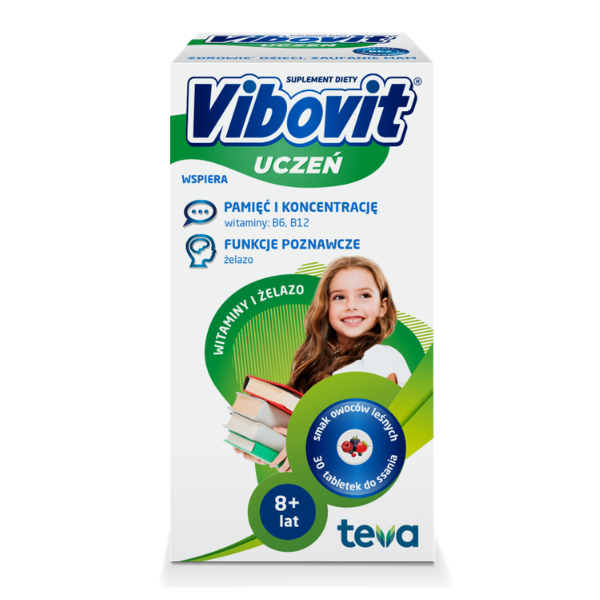 Vibovit Pupil Lozenges Taste Forest Fruit from 8 years 30 pcs.