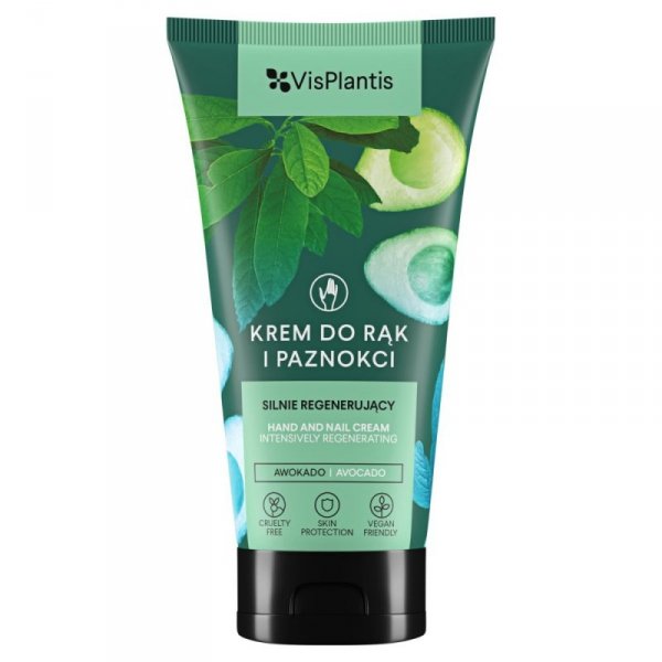 Vis Plantis Regenerating Hand and Nail Cream with Avocado and Cotton Oil 75ml