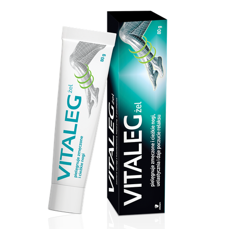 Vitaleg Gel for Tired Legs Care with Chestnut Extract 80g  exp.30/06/2021