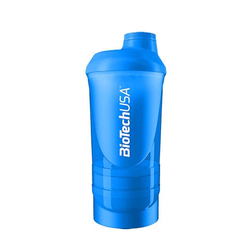 Wave+ Shaker, Blue - 600 ml. (+ 200 ml.+ 150 ml.)