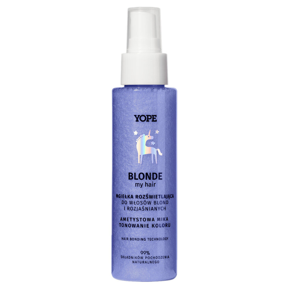 Yope Blonde my Hair Illuminating Mist for Blonde and Lightened Hair Amethyst 100ml