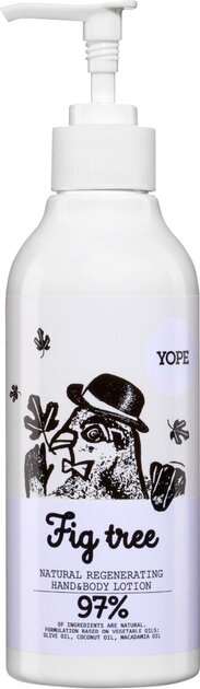 Yope Natural Intensively Regenerating Body and Hand Balm with Fig Extract 300ml