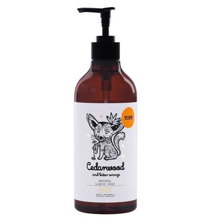 Yope Natural Nourishing Liquid Soap with Cedarwood and Bitter Orange 500ml