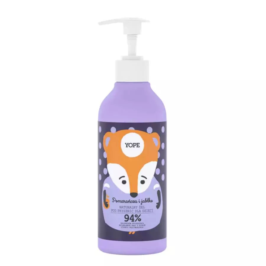 Yope Natural Shower Gel for Children with Orange and Apple 400ml