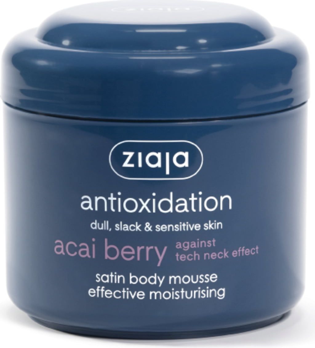 Ziaja Acai Berry Moisturizing Body Mousse for Tired and Sensitive Skin 200ml