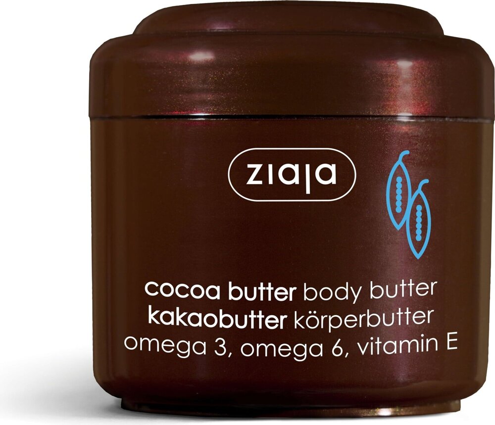 Ziaja Cocoa Butter Body Butter with Omega 3 6 Acids and Vitamin E 200ml