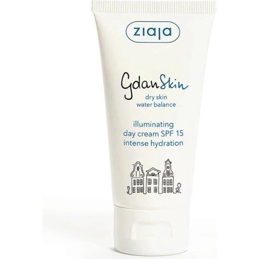 Ziaja GdanSkin Illuminating Day Cream SPF15 Deeply Hydrating Dry Skin 50ml