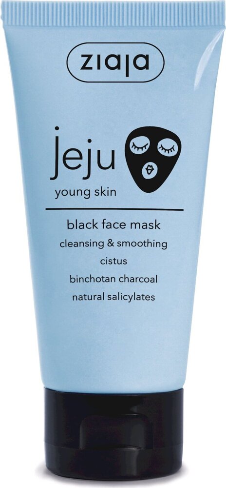 Ziaja Jeju Young Skin Black Face Mask for Oily and Combination Skin 50ml