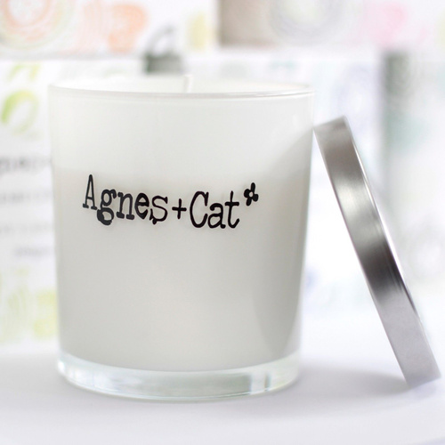 Agnes + Cat Votive Candle - Dolly Blue