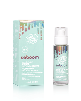 FaceBoom Seboom Udoskonalające Serum z Korygującym Pigmentem dla Cery Tłustej i Mieszanej 30ml