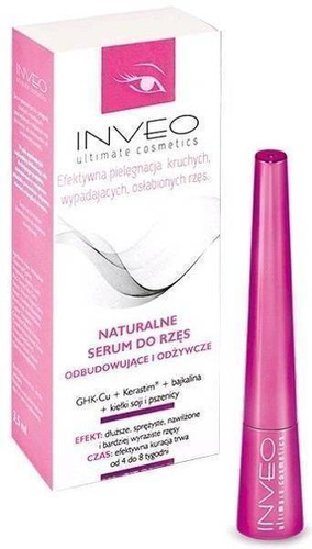 Inveo Naturalne Serum do Rzęs Odbudowująco Odżywcze 3.5ml