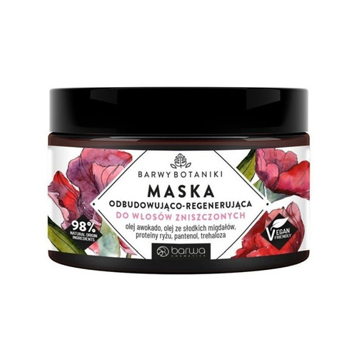 Barwa Botanic Colors Rebuilding and Regenerating Mask for Damaged Hair 220ml