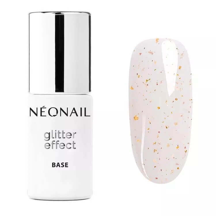 NeoNail UV/LED Baza Hybrydowa Glitter Effect Base Nude Sparkle 7.2ml