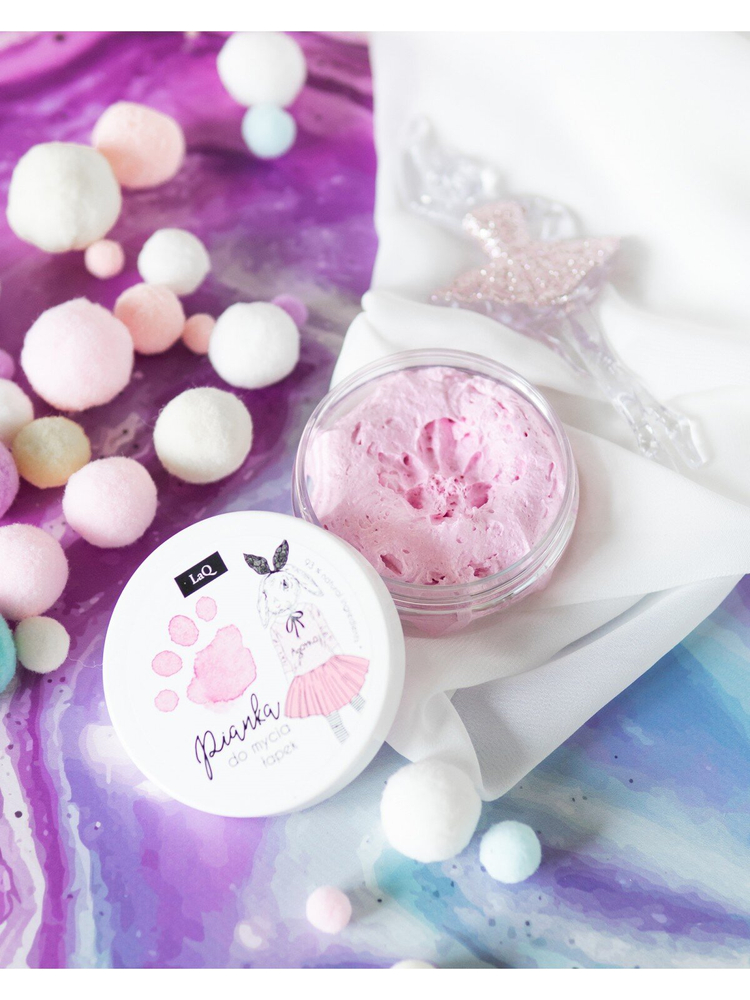 LaQ Kids Pink Cleansing Foam 3-in-1 Hand and Body Wash 50ml