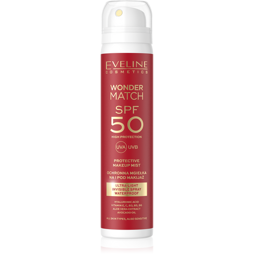 Eveline Wonder Match Ultralekka Mgiełka Ochronna SPF 50 na i pod Makijaż 75ml
