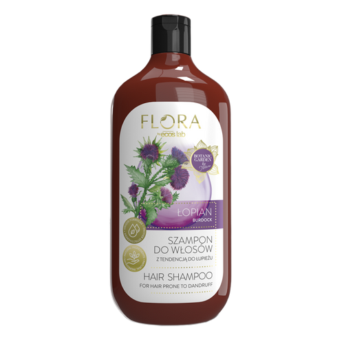 Flora by EcosLab Burdock Shampoo for Hair Prone to Dandruff 500ml