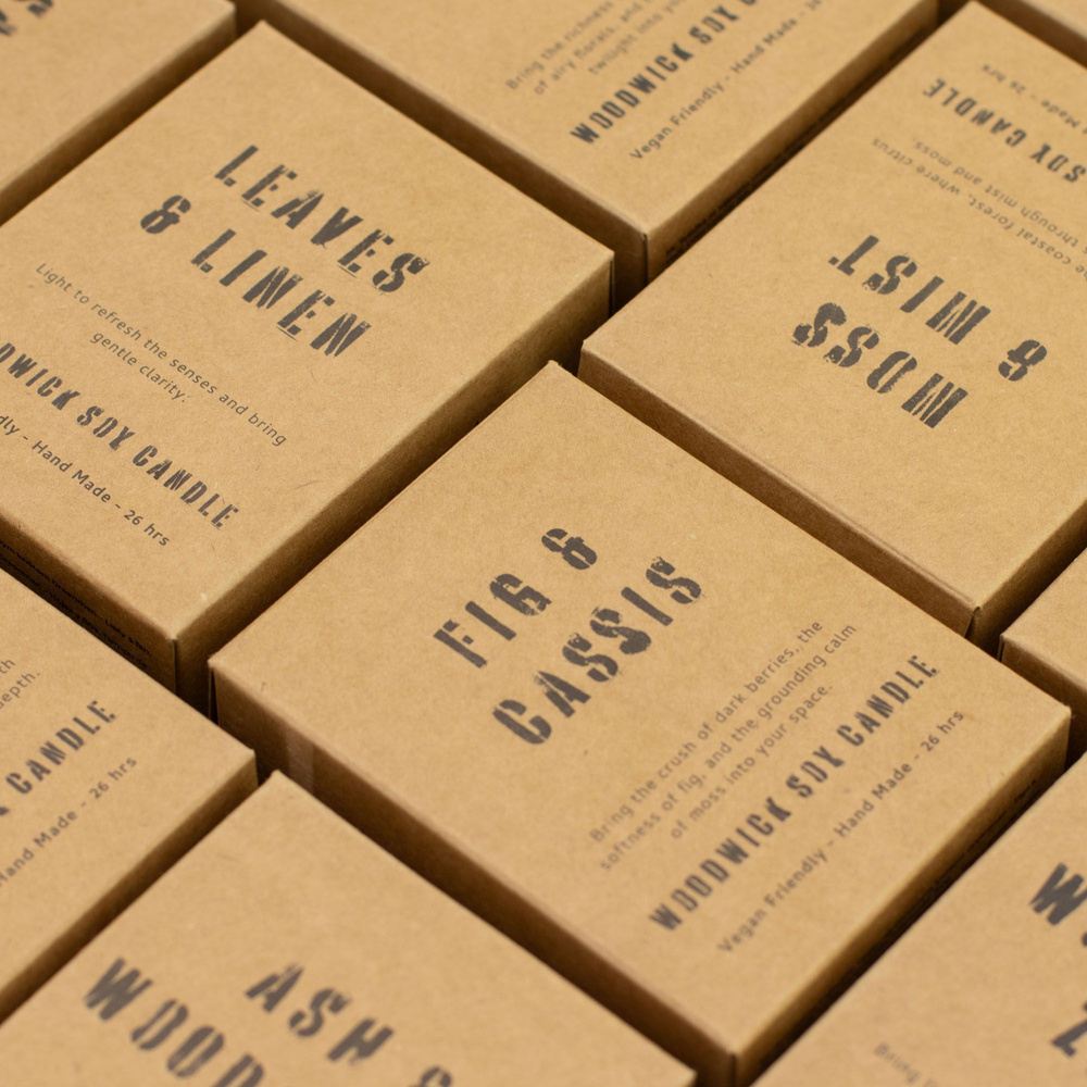 Greenman Woodwick Soy Candle - Jasmine Glade