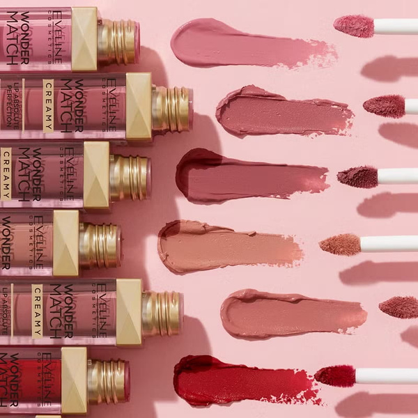 Eveline Wonder Match Matowa Pomadka w Płynie Nr 11 Milky Nude 6,8ml