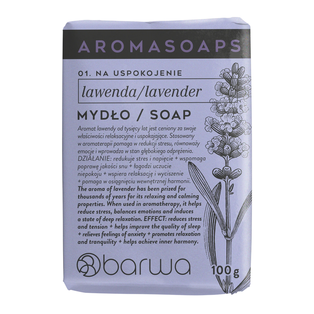 Barwa Aroma Soaps Calming Lavender Bar Soap 100g