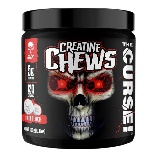 JNX Sports The Curse! Creatine Chews Fruit Punch 120 Chews