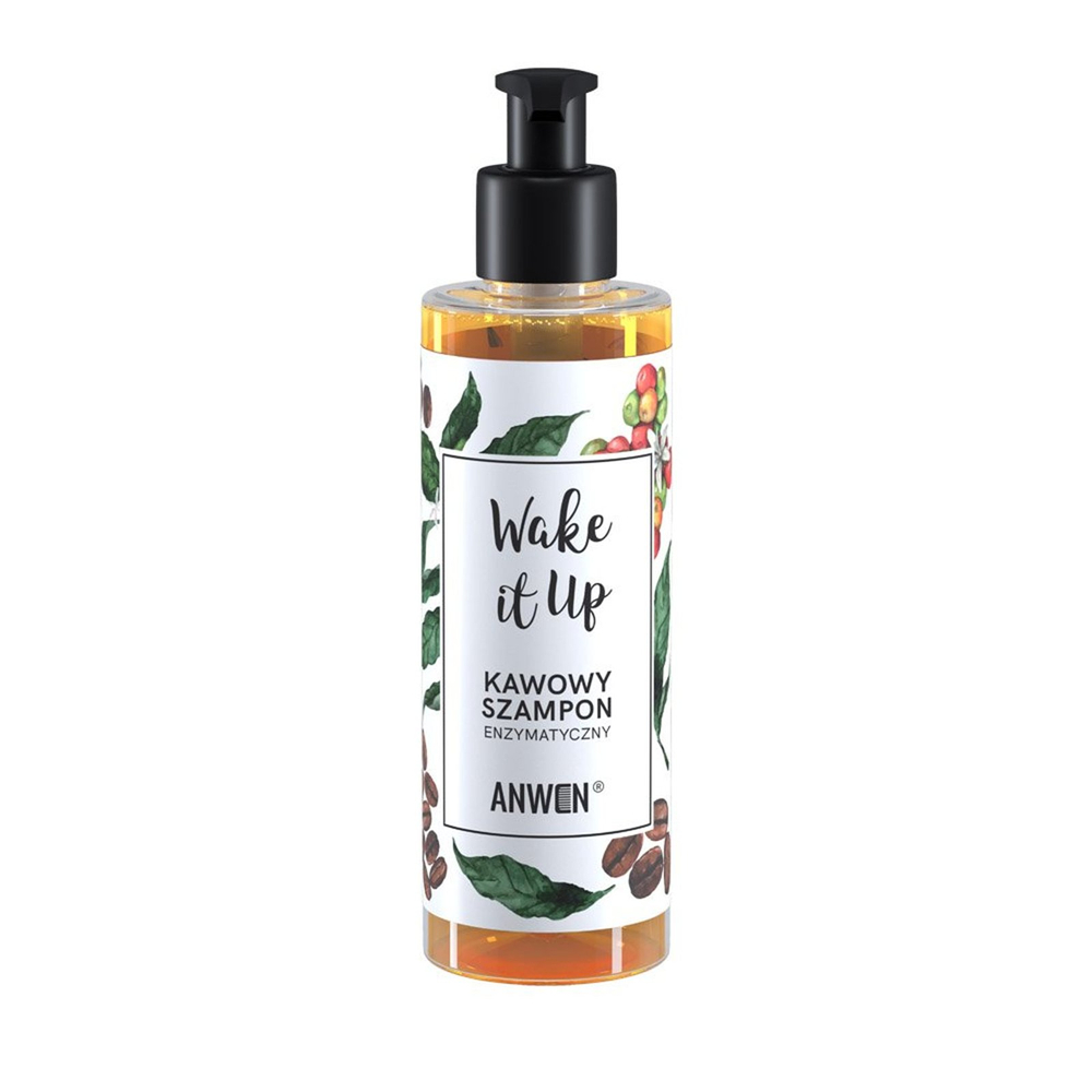 Anwen Wake It Up Coffee Enzymatic Shampoo with Urea and Liquorice 200ml