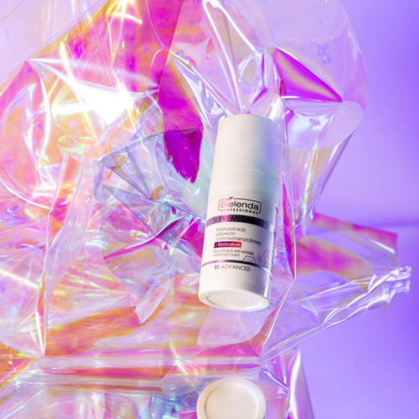 Bielenda Professional SupremeLab Re-Advanced Odżywczo-Przeciwzmarszczkowy Krem pod Oczy z Retinalem 0,03% 15ml