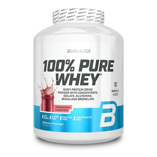 BioTechUSA 100% Pure Whey, Strawberry (EAN 5999076269747) - 2000g