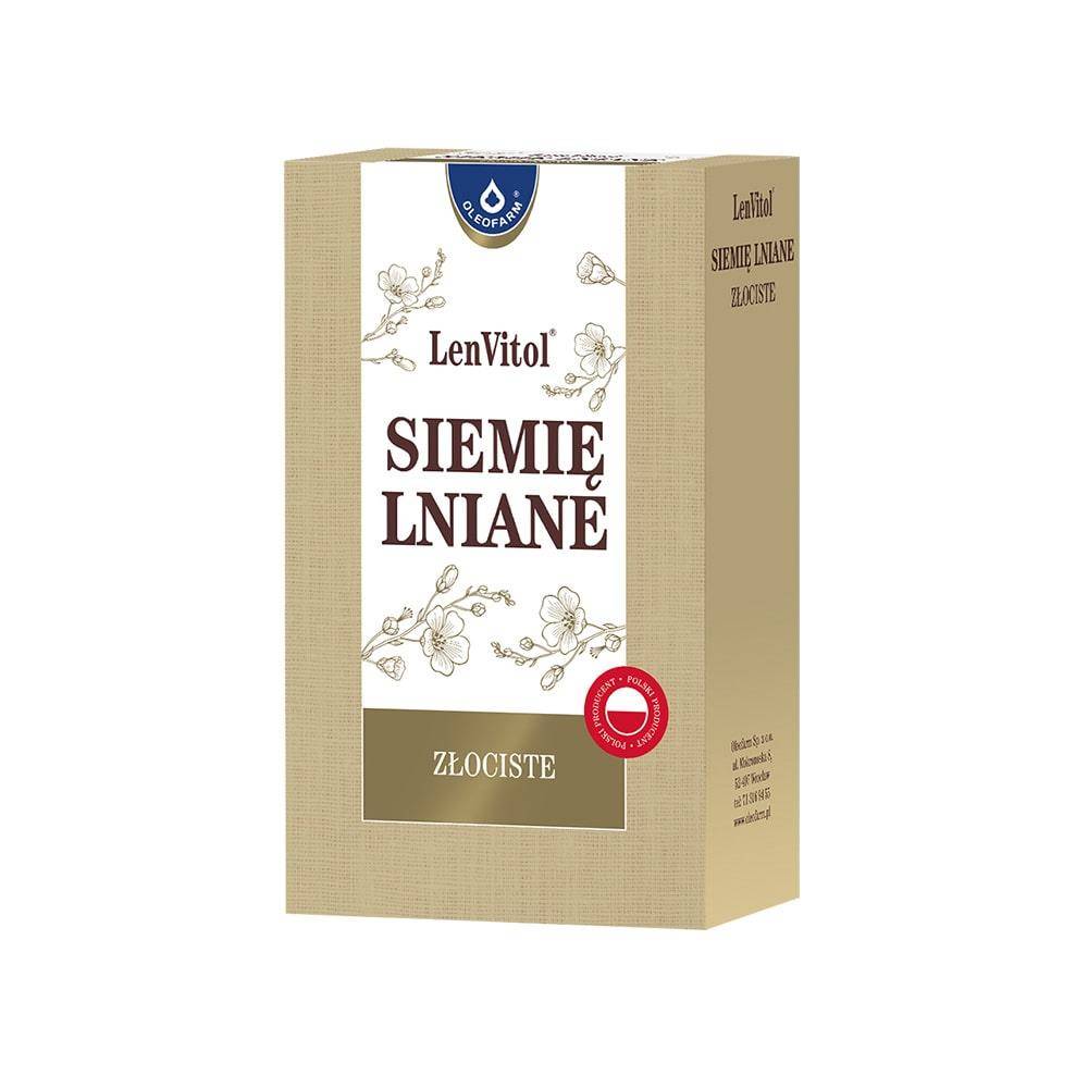 Oleofarm LenVitol Siemię Lniane Złociste 250g