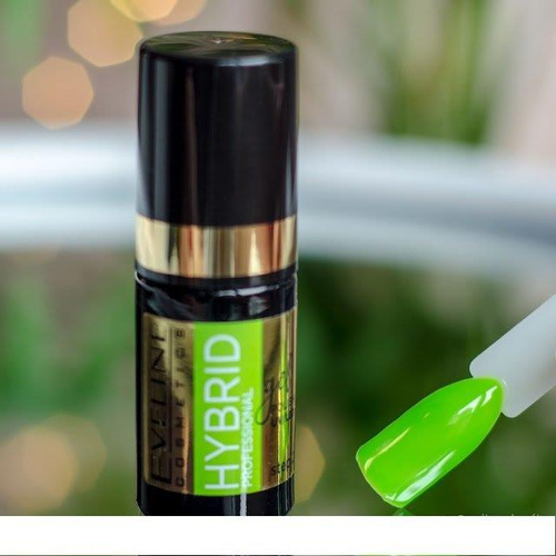 Eveline Hybrid UV LED Nail Polish Gel Colour Top Base No 303 Fresh Spring  5ml