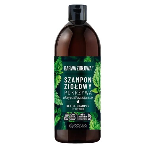 Barwa Herbal Nettle Shampoo for Oily Hair 480ml