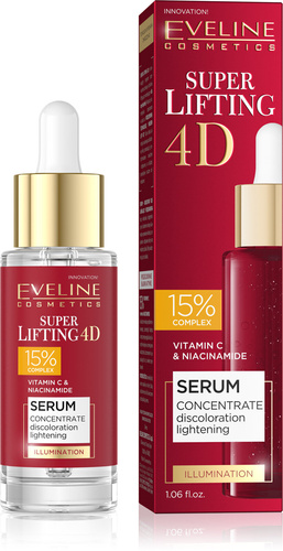 Eveline Super Lifting 4D Serum Brightening Discolorations 30ml