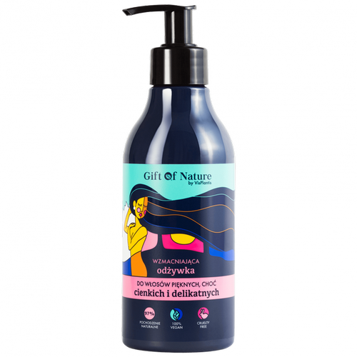 Gift Of Nature Strengthening Conditioner Thin Delicate Black Black Hair 300ml