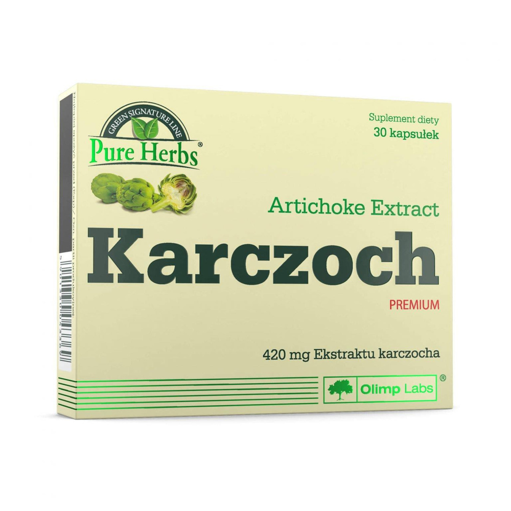 Olimp Karczoch Premium na Wątrobę i Trawienie 30 Kapsułek