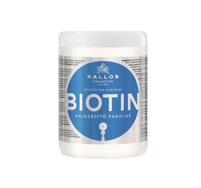 Kallos KJMN Beautifying Hair Mask BIOTIN 1000ml