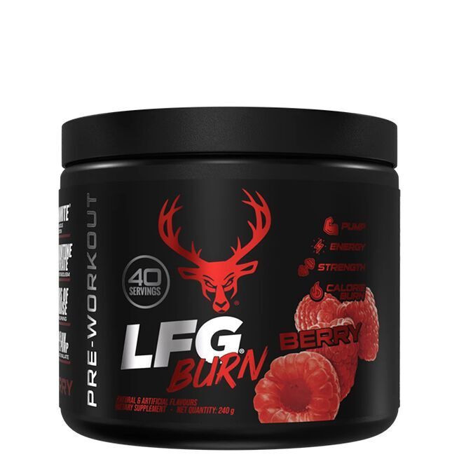 Bucked Up LFG Burn Berry Pre-workout for Fat Burning 240g