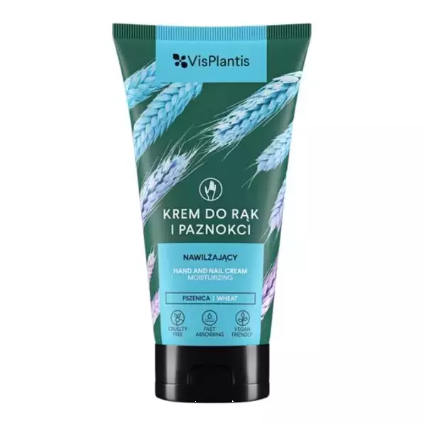 Vis Plantis Nawilżający Krem do Rąk i Paznokci z Ekstraktami z Kiełków Pszenicy Owsa i Jaśminu 75ml